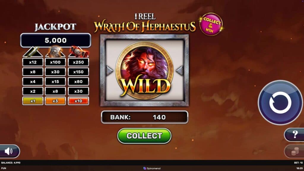 1 Reel – Wrath Of Hephaestus screenshot 1