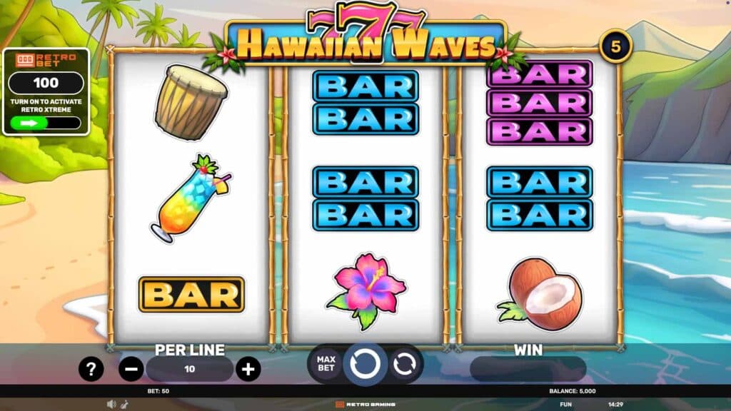 777 – Hawaiian Waves banner
