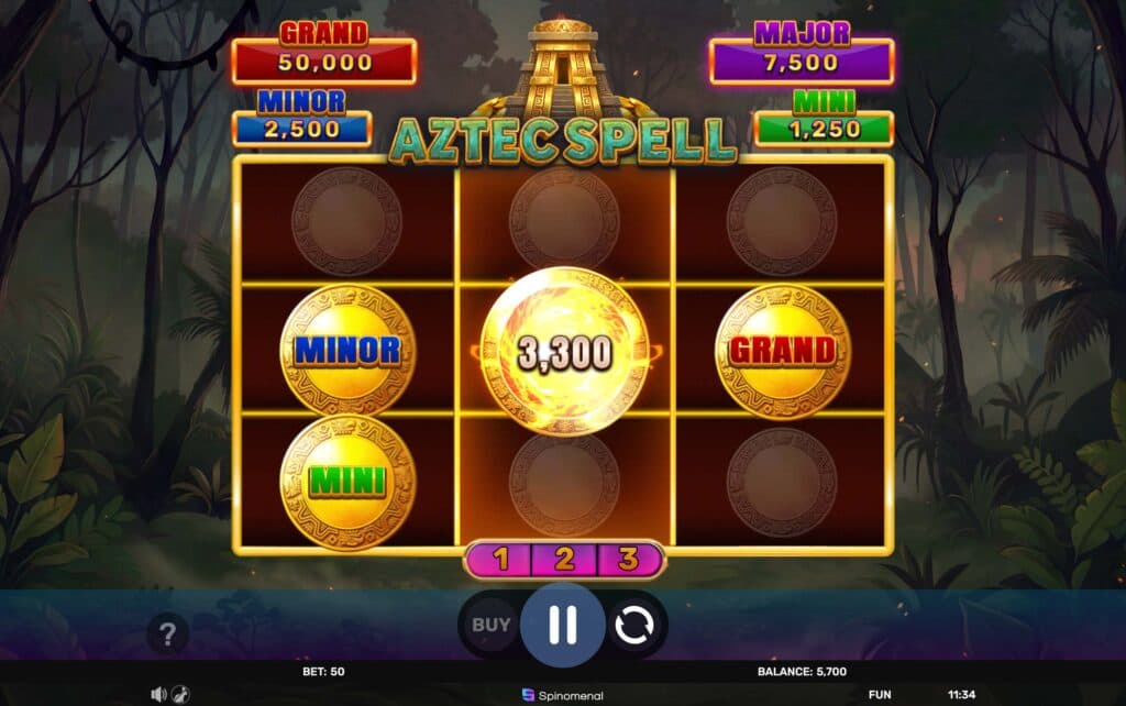 Aztec Spell – Hold&Hit 3×3 screenshot 2
