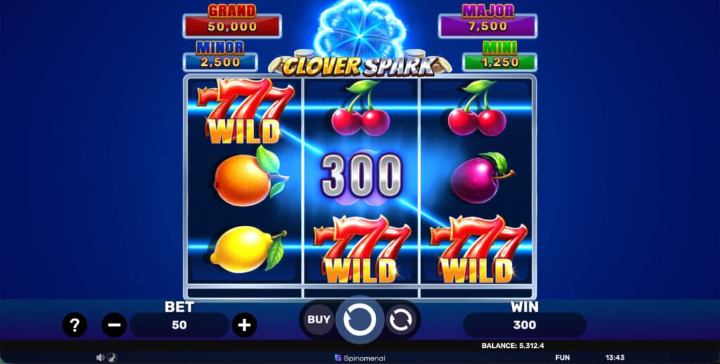 Clover Spark – Hold&Hit 3×3 banner