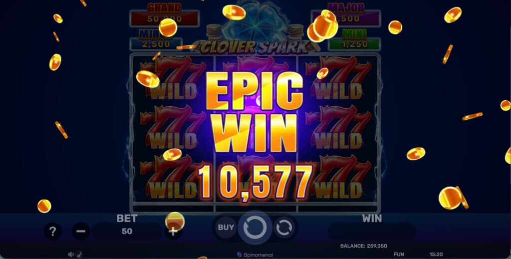 Clover Spark – Hold&Hit 3×3 screenshot 3