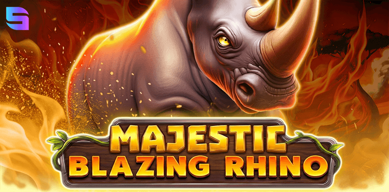 Majestic Blazing Rhino banner