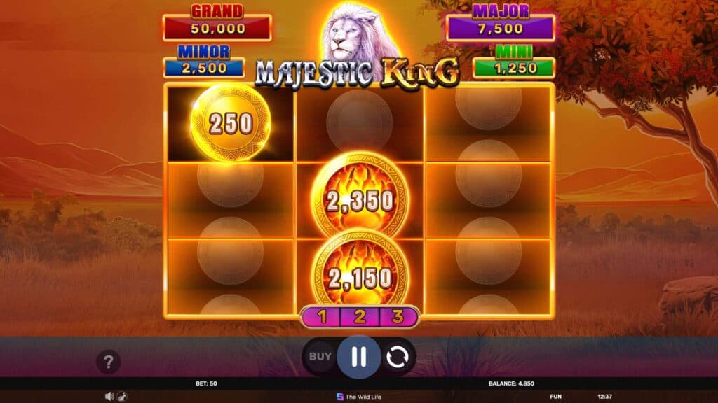 Majestic King – Hold&Hit 3×3 screenshot 3