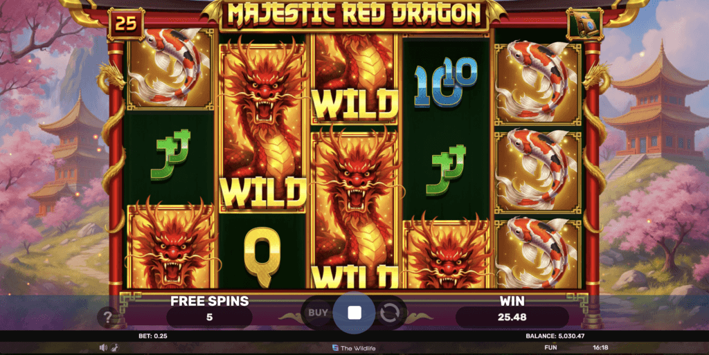 Majestic Red Dragon screenshot 2