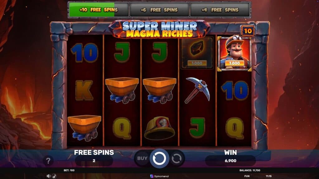 Super Miner – Magma Riches screenshot 1
