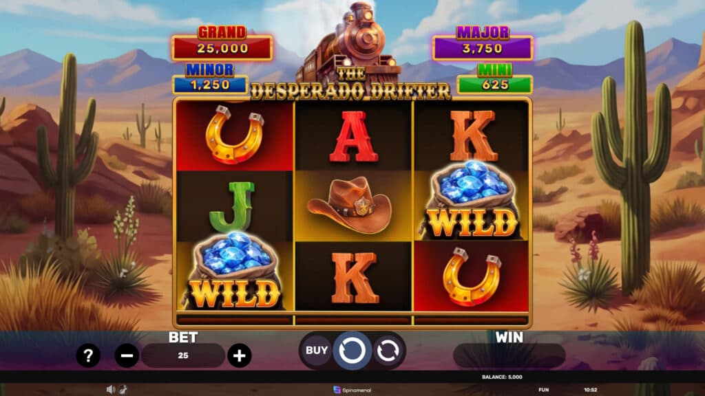 The Desperado Drifter – Hold&Hit 3×3 screenshot 2
