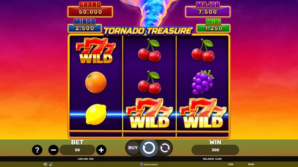 Tornado Treasure – Hold&Hit 3×3 screenshot 1